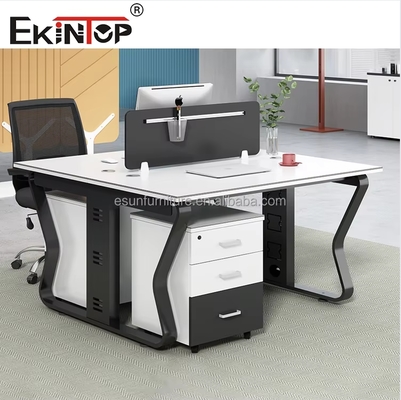 طراحی مدرن Coworking ایستگاه کاری اداری ماژولار کابین مرکز تماس ایستگاه کاری میز